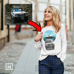 offroad custom print unisex long sleeves mockup white