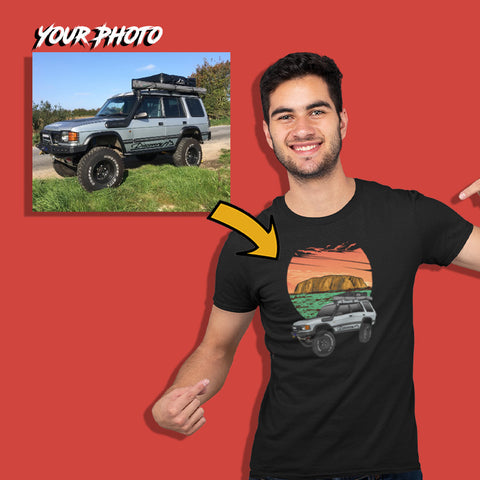 offroad custom print unisex t-shirt