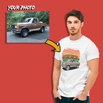 trucks custom print-t-shirt for men