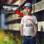 usdm custom print for kids unisex t-shirt mockup white